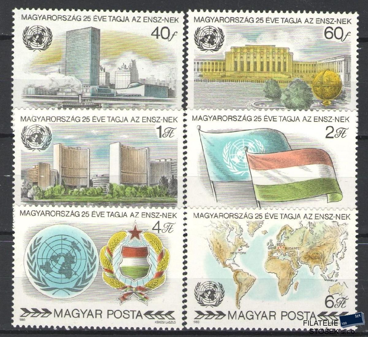 Maďarsko známky Mi 3461-66