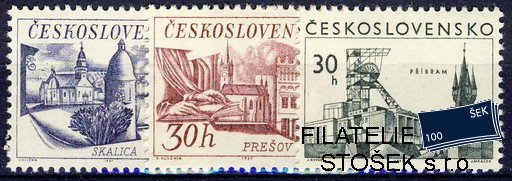 ČSSR známky 1627-9