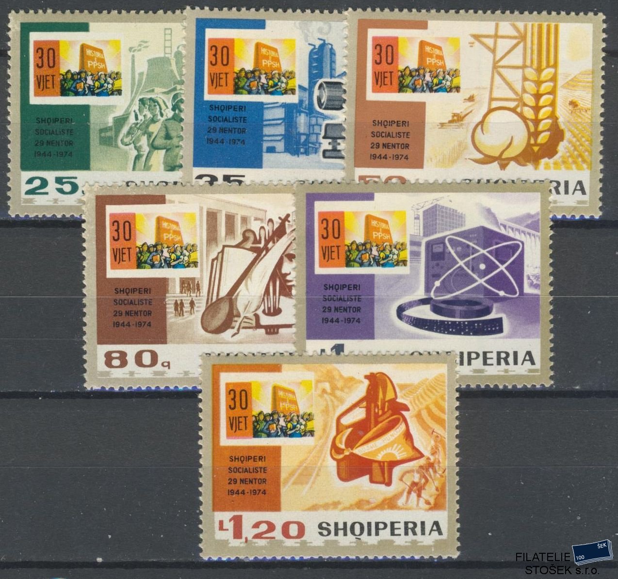 Albánie známky Mi 1964-69