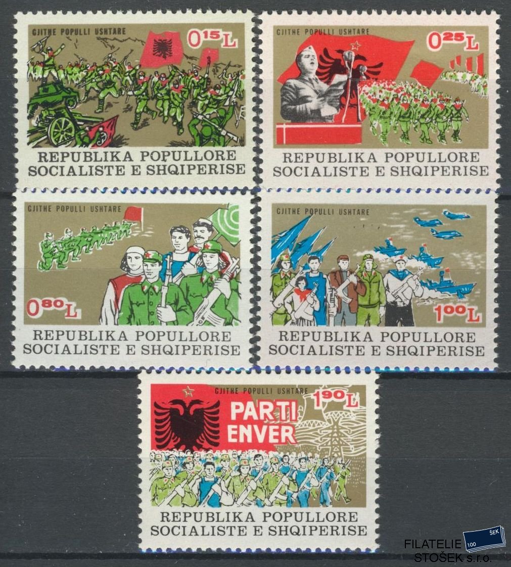 Albánie známky Mi 1913-17