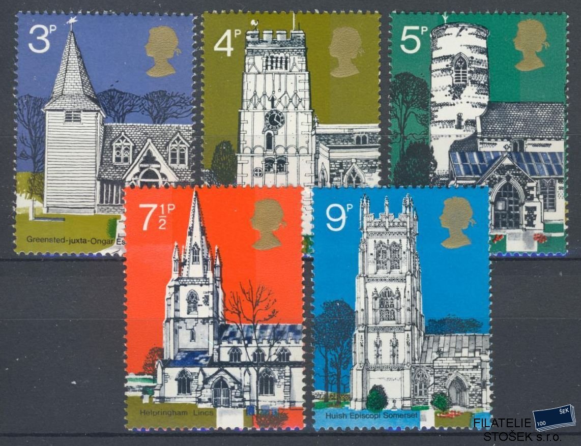 Anglie známky Mi 597-601