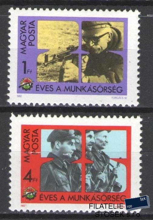 Maďarsko známky Mi 3532-33