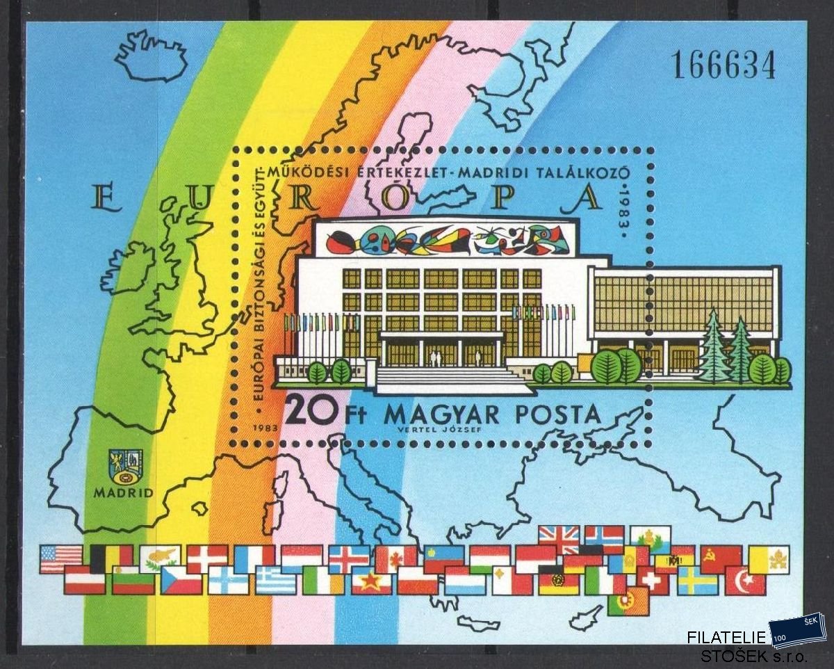 Maďarsko známky Mi Blok 168