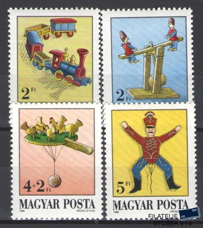 Maďarsko známky Mi 3978-81