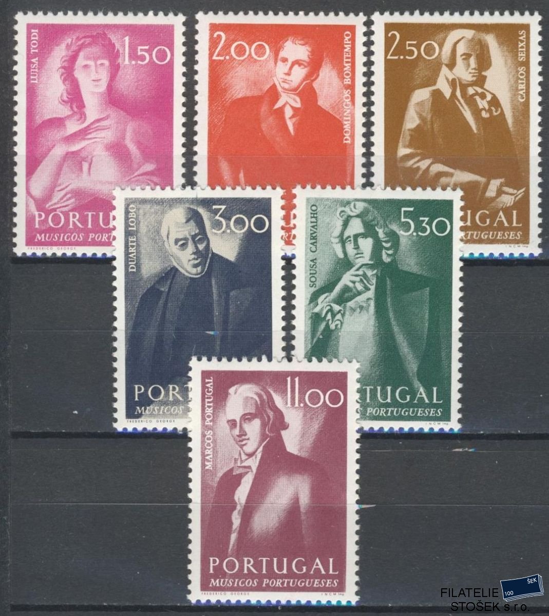 Portugalsko známky Mi 1254-59