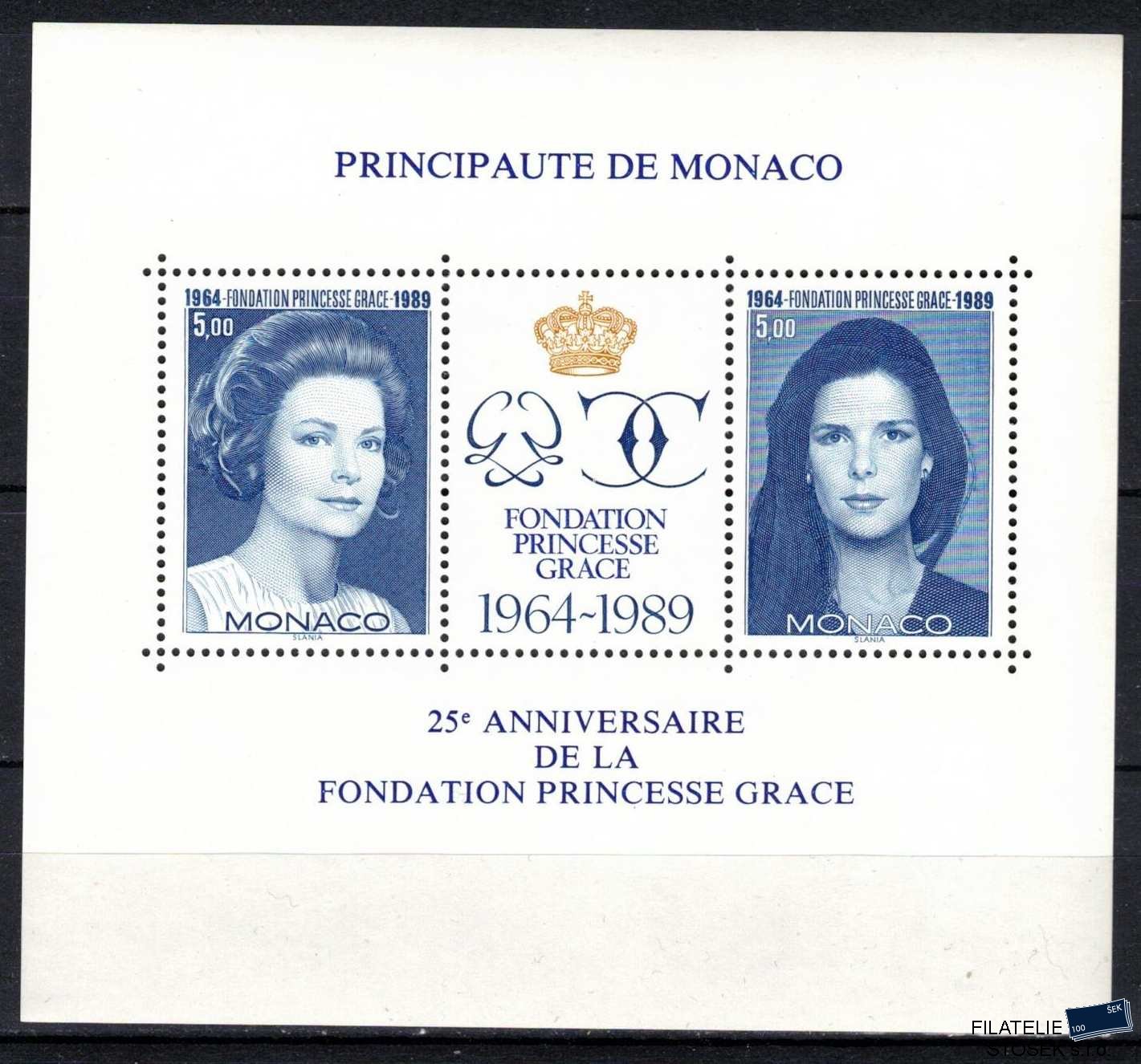 Monako známky Mi 1936-7 - Bl.46