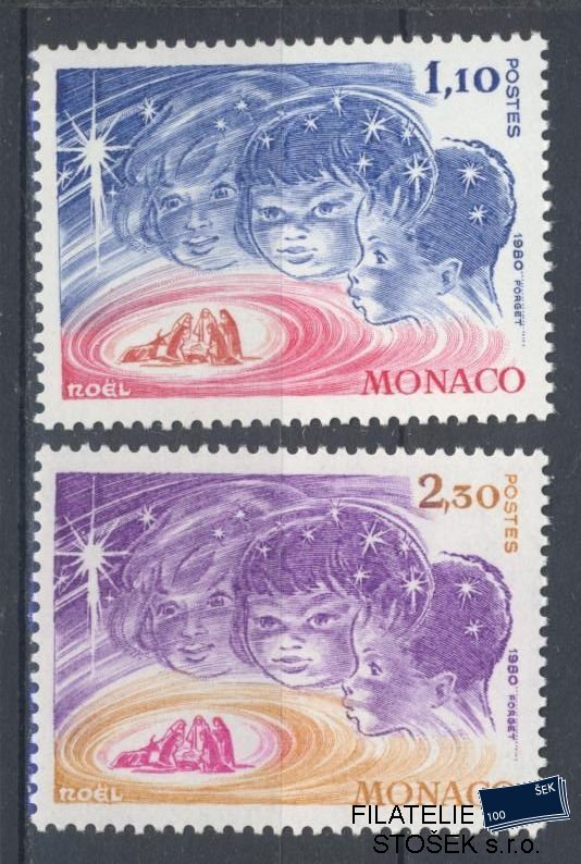 Monako známky Mi 1445-46
