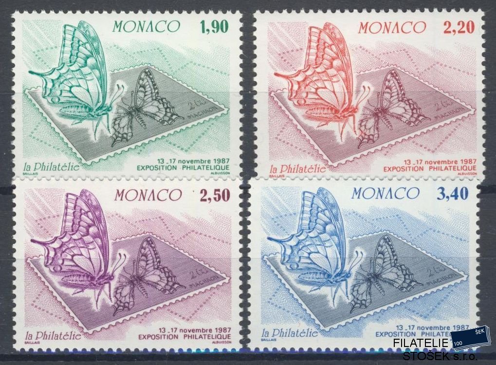 Monako známky Mi 1814-17