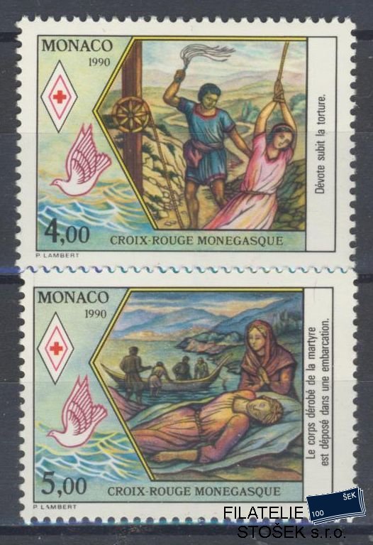 Monako známky Mi 1957-58