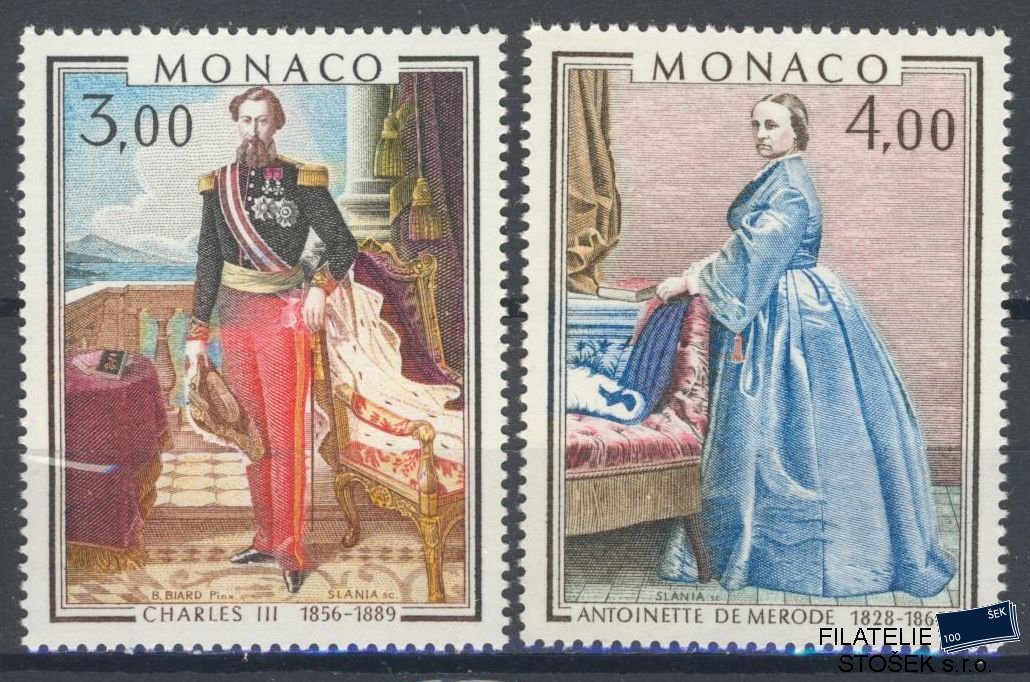 Monako známky Mi 1390-91