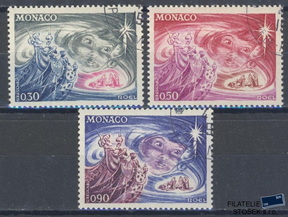 Monako známky Mi 1054-56