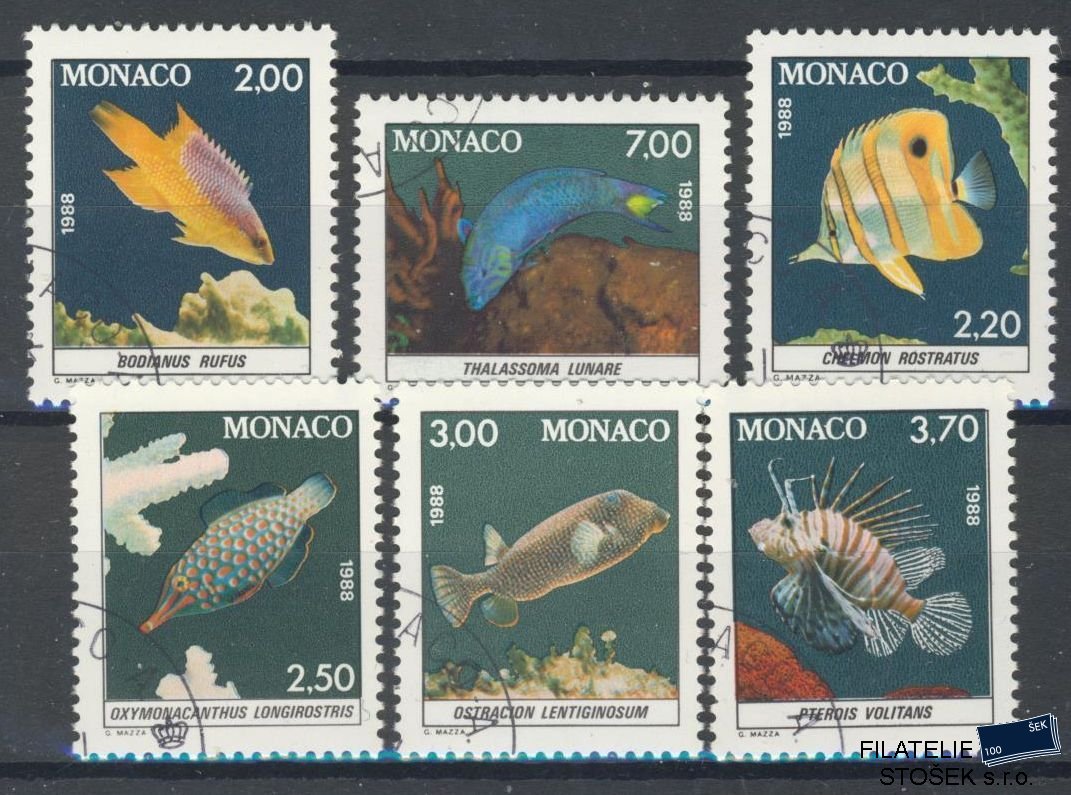Monako známky Mi 1844-49