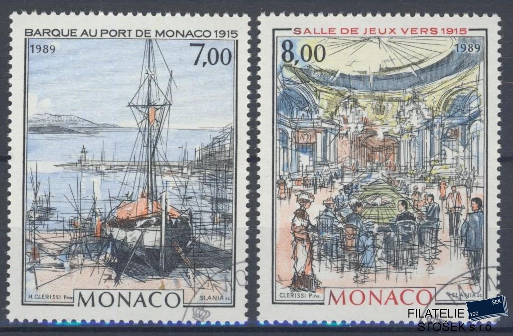 Monako známky Mi 1934-35