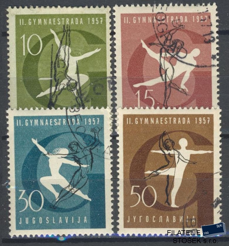 Jugoslávie známky Mi 823-26