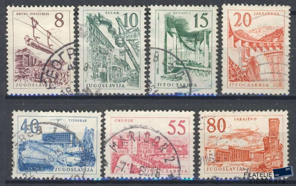 Jugoslávie známky Mi 891-97