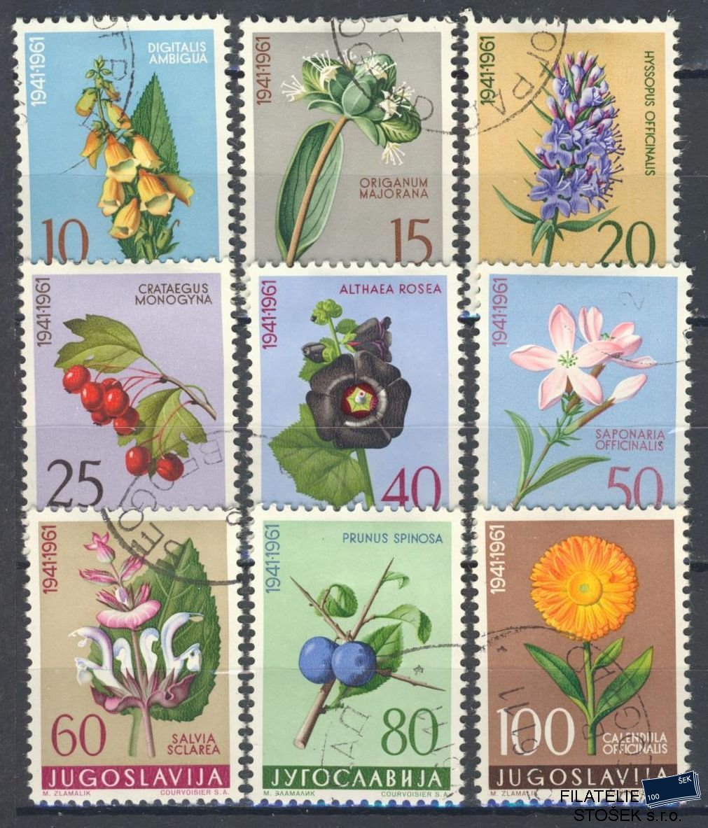 Jugoslávie známky Mi 943-51