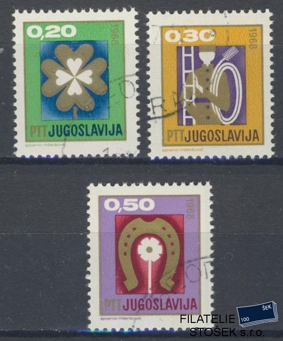 Jugoslávie známky Mi 1154-56