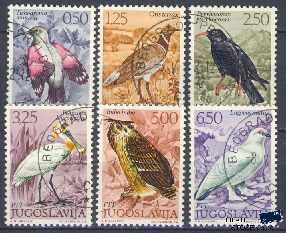 Jugoslávie známky Mi 1459-64
