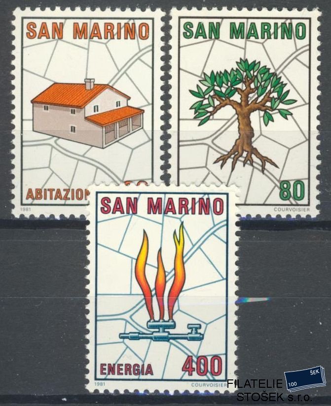 San Marino známky Mi 1237-39