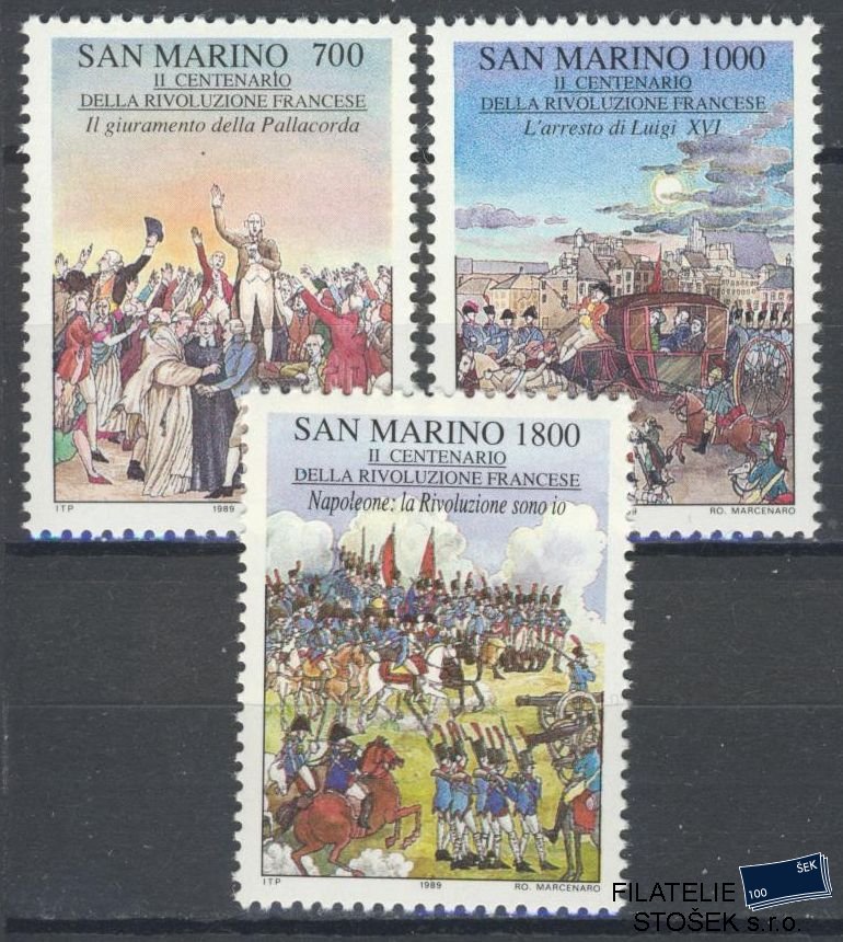 San Marino známky Mi 1421-23