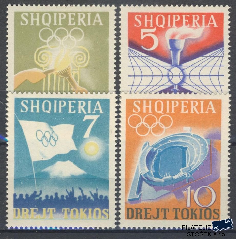 Albánie známky Mi 823-26