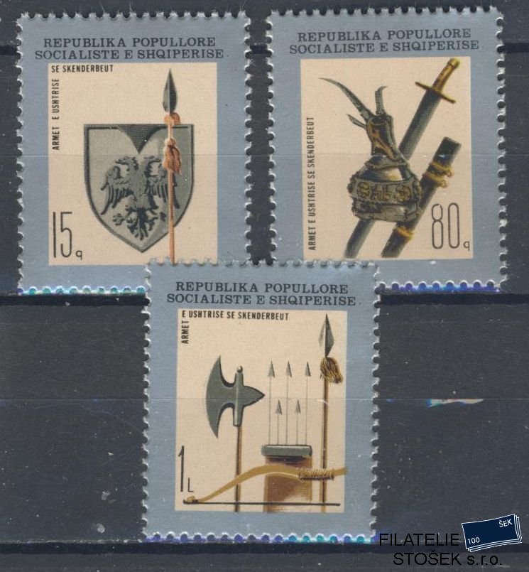 Albánie známky Mi 1888-90