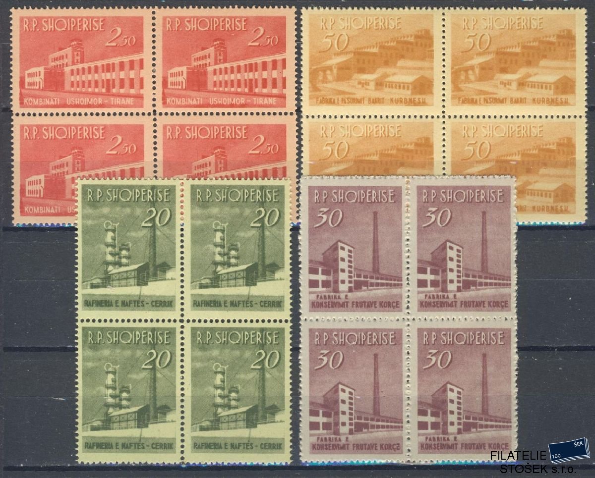 Albánie známky Mi 784-87 4 Blok