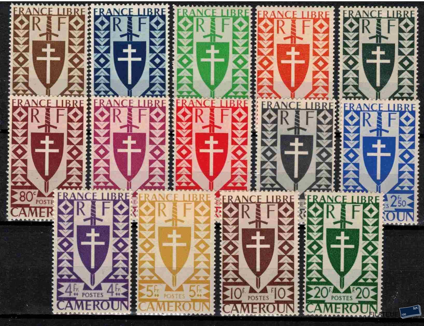 Cameroun známky 1941 Londres
