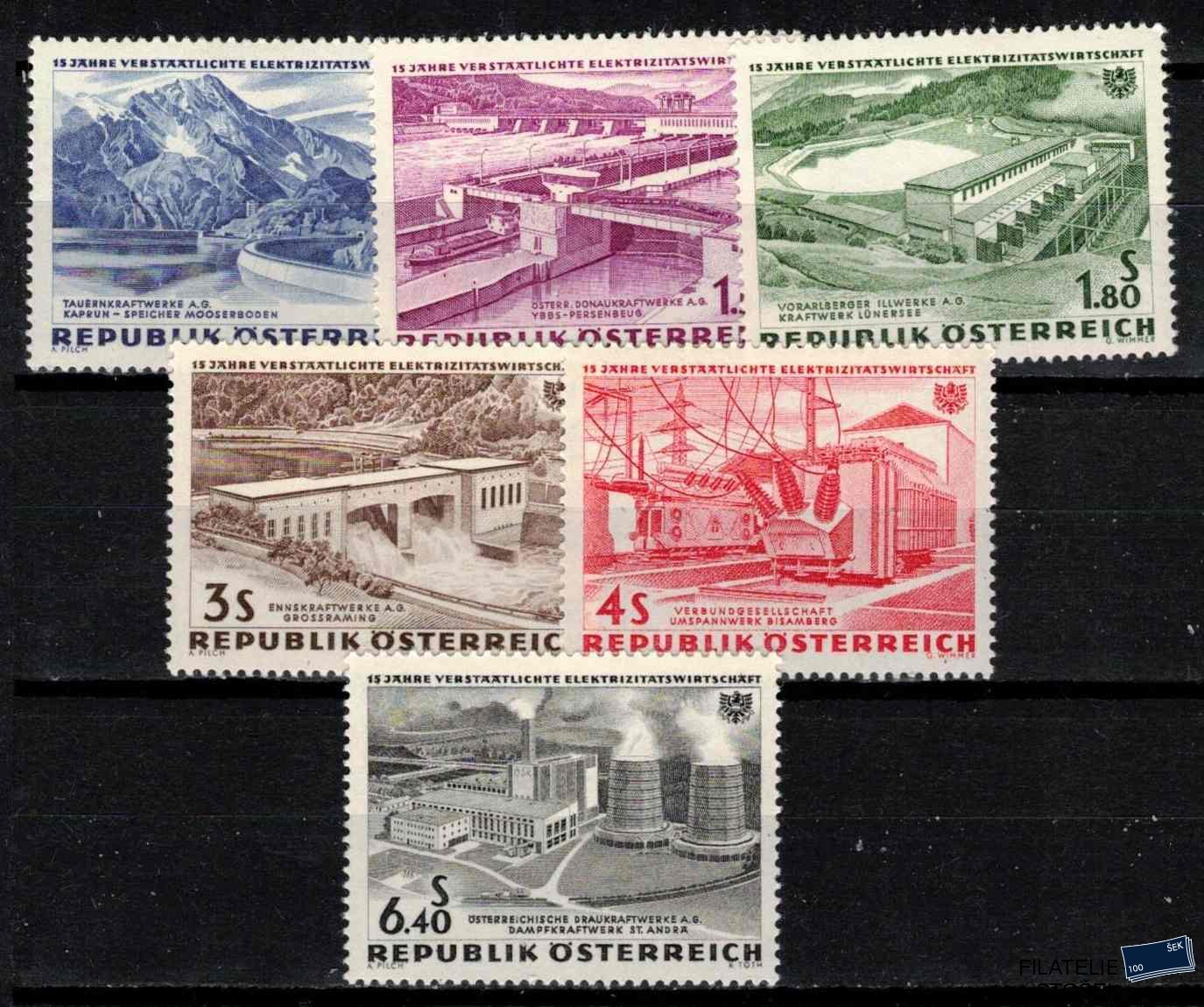 Rakousko známky Mi 1103-8
