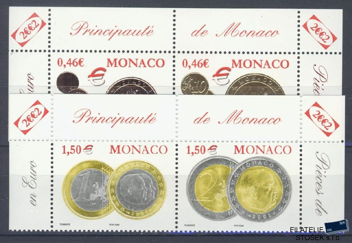 Monako známky Mi 2609-12