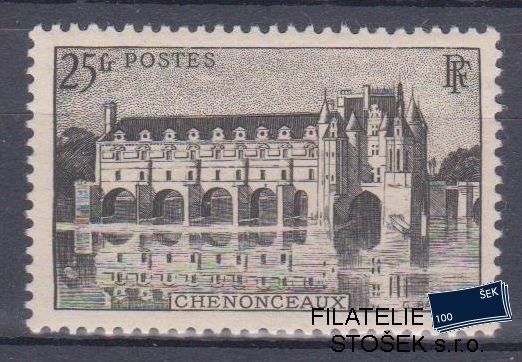 Francie známky Mi 623 šedočerná