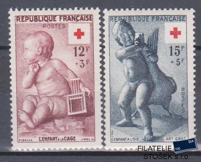 Francie známky Mi 1076-77