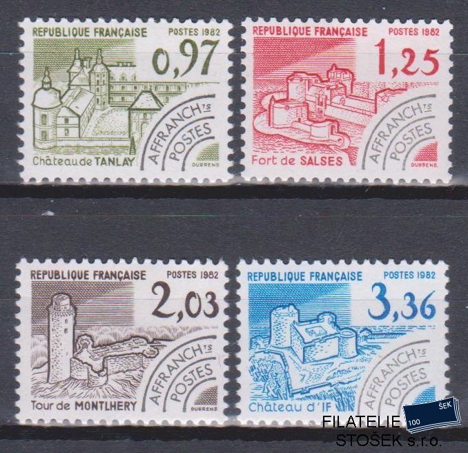 Francie známky Mi 2314-17