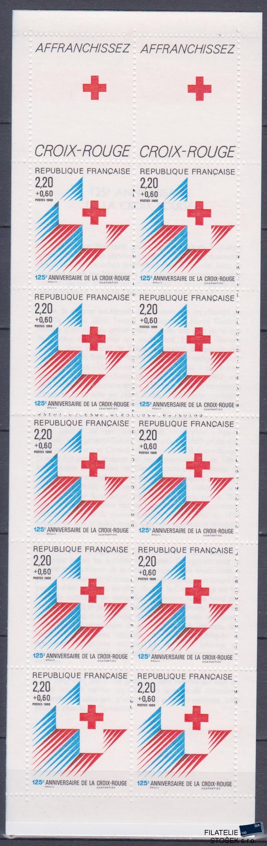 Francie známky Mi 2692 Sešitek