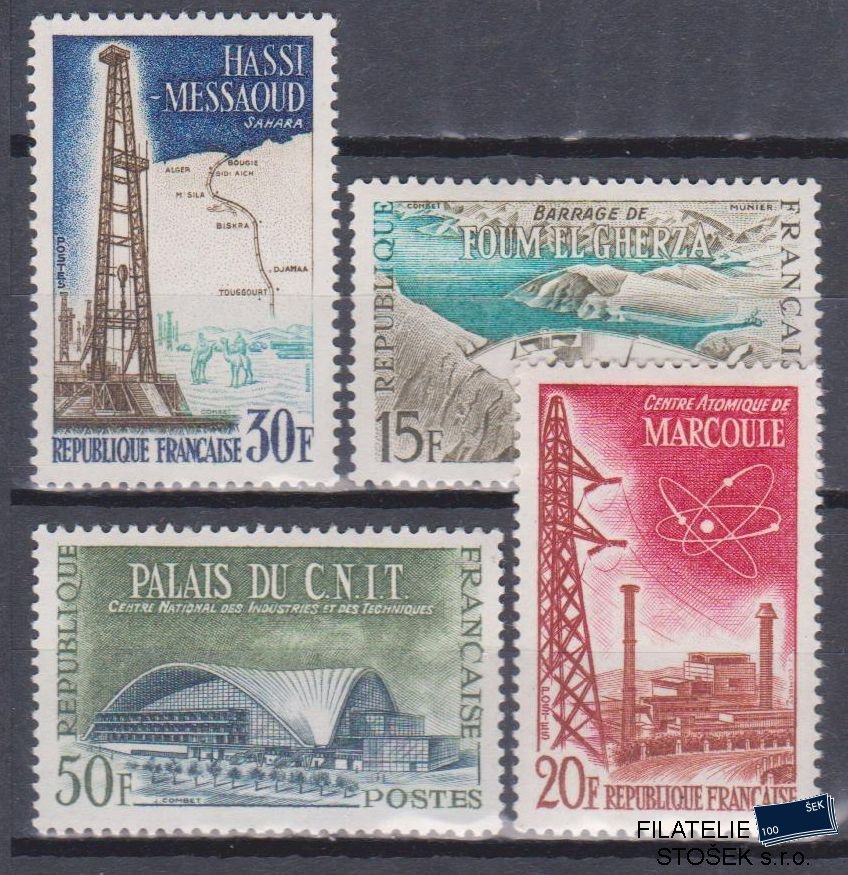 Francie známky Mi 1247-50