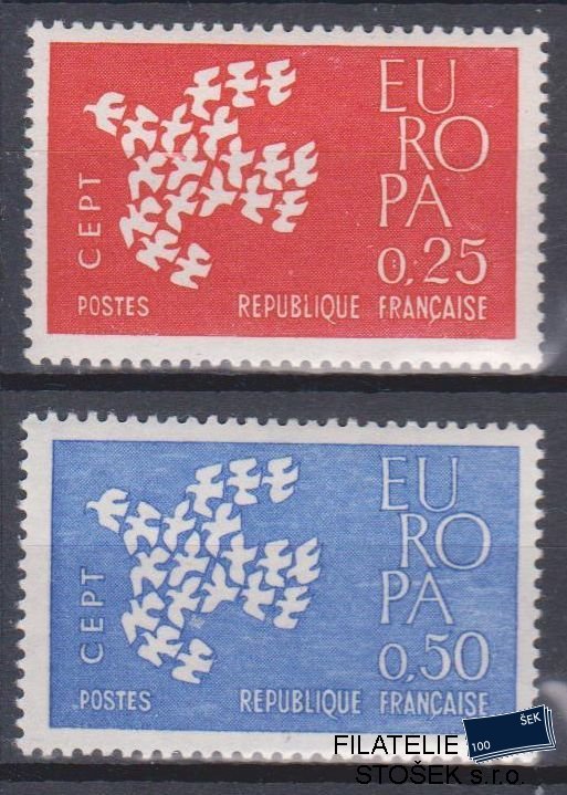 Francie známky Mi 1363-64
