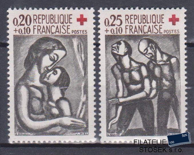 Francie známky Mi 1376-77