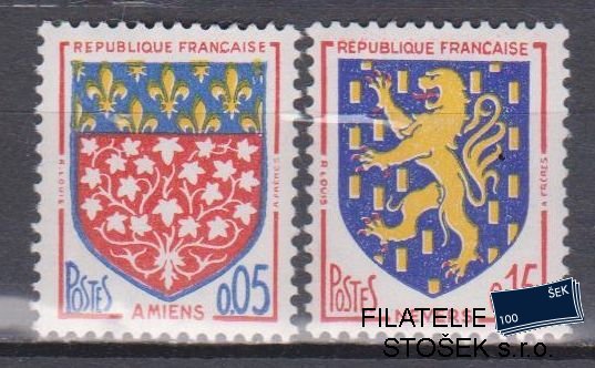 Francie známky Mi 1406-7