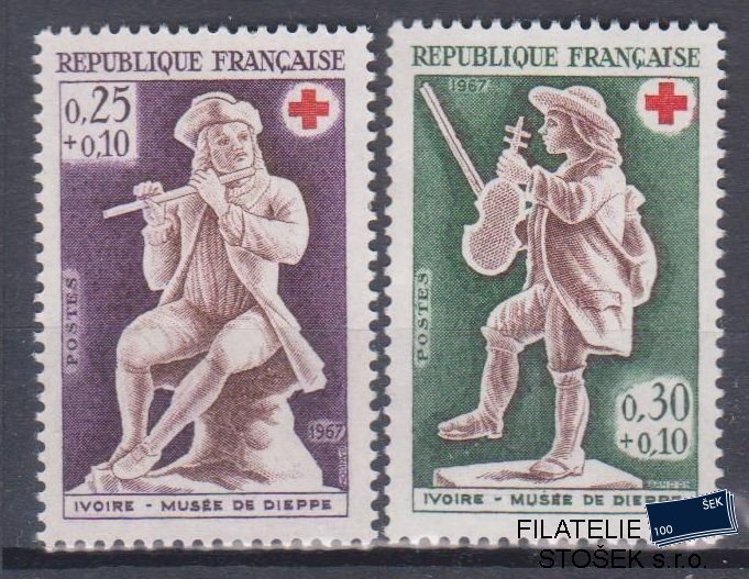 Francie známky Mi 1607-8