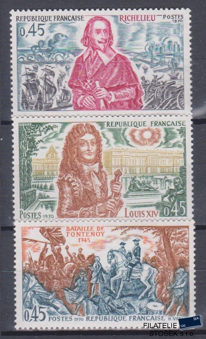 Francie známky Mi 1726-28