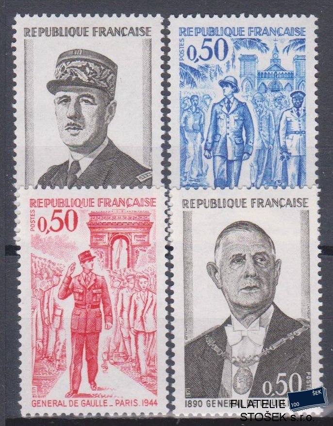 Francie známky Mi 1772-75