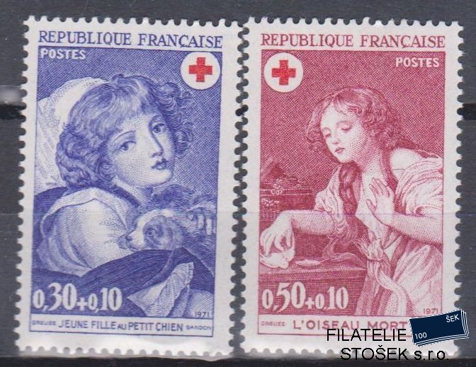 Francie známky Mi 1777-78