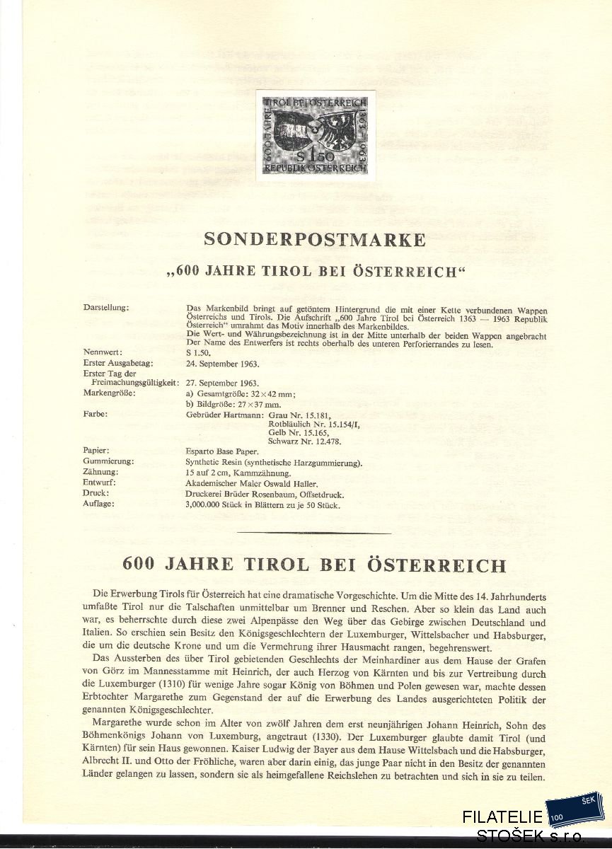 Rakousko známky Černotisky Mi 1133