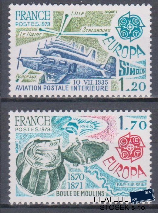 Francie známky Mi 2148-49