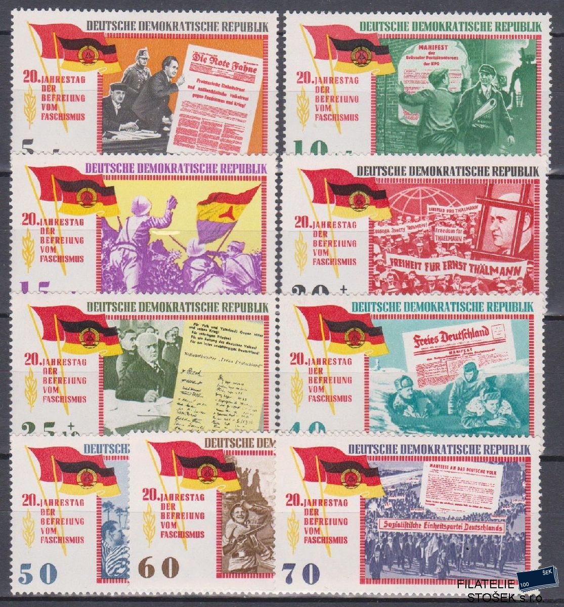 NDR známky Mi 1102-10