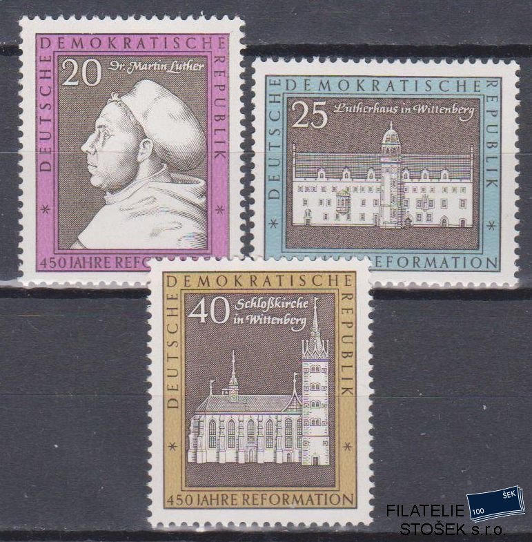 NDR známky Mi 1317-19