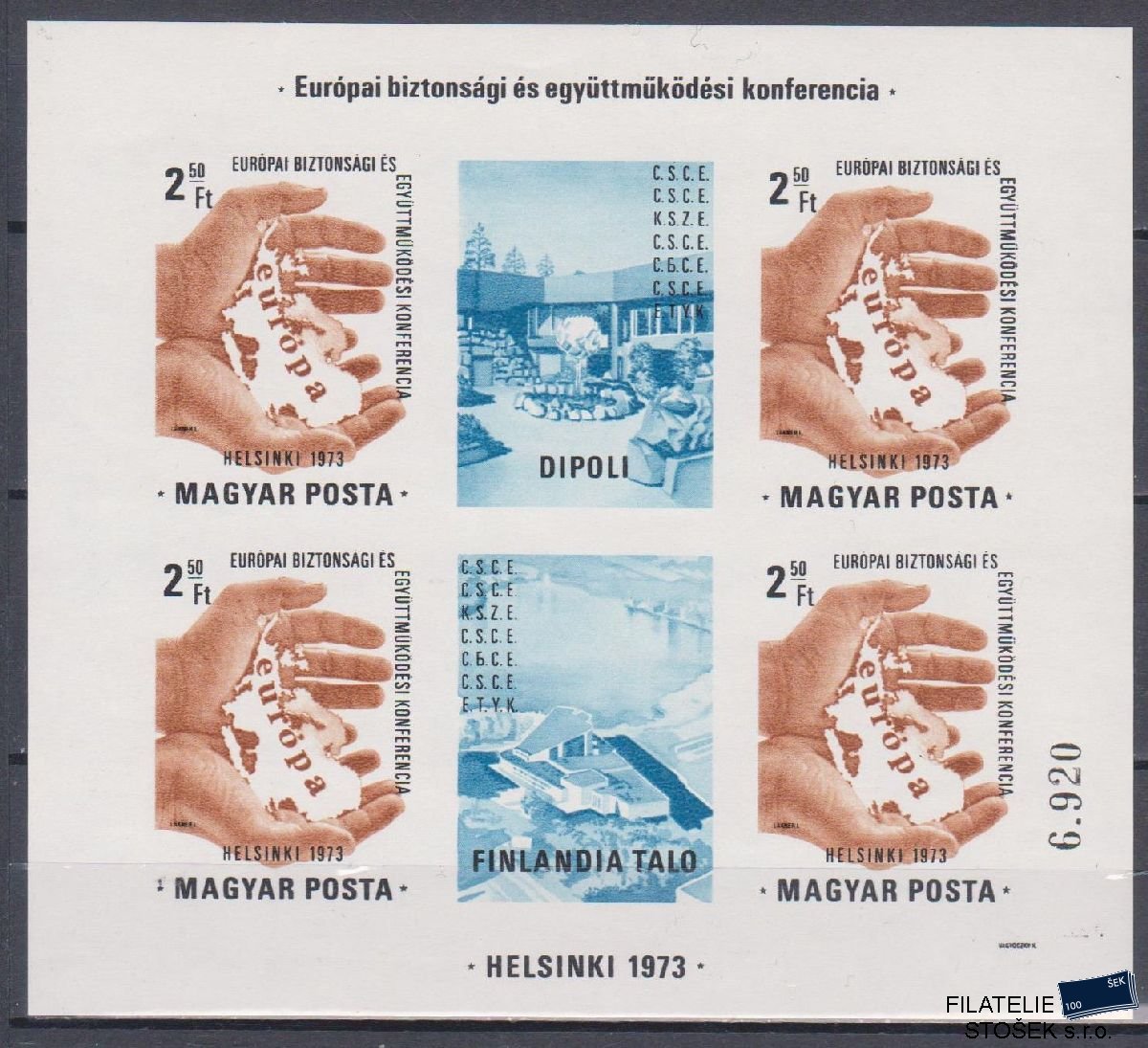 Maďarsko známky Mi Blok 99B