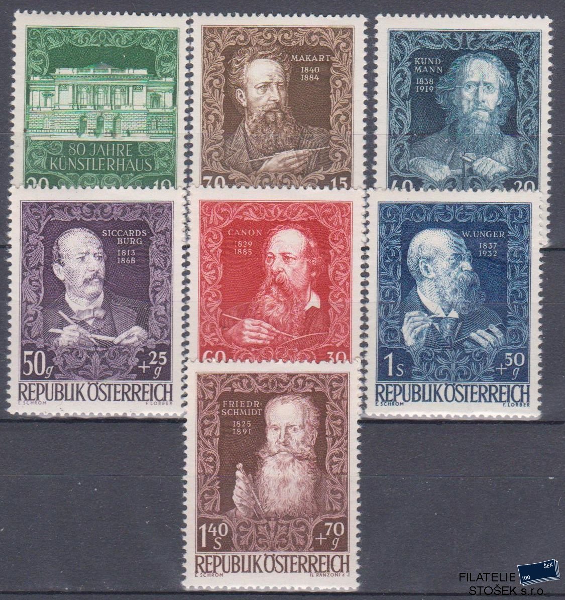 Rakousko známky Mi 878-84