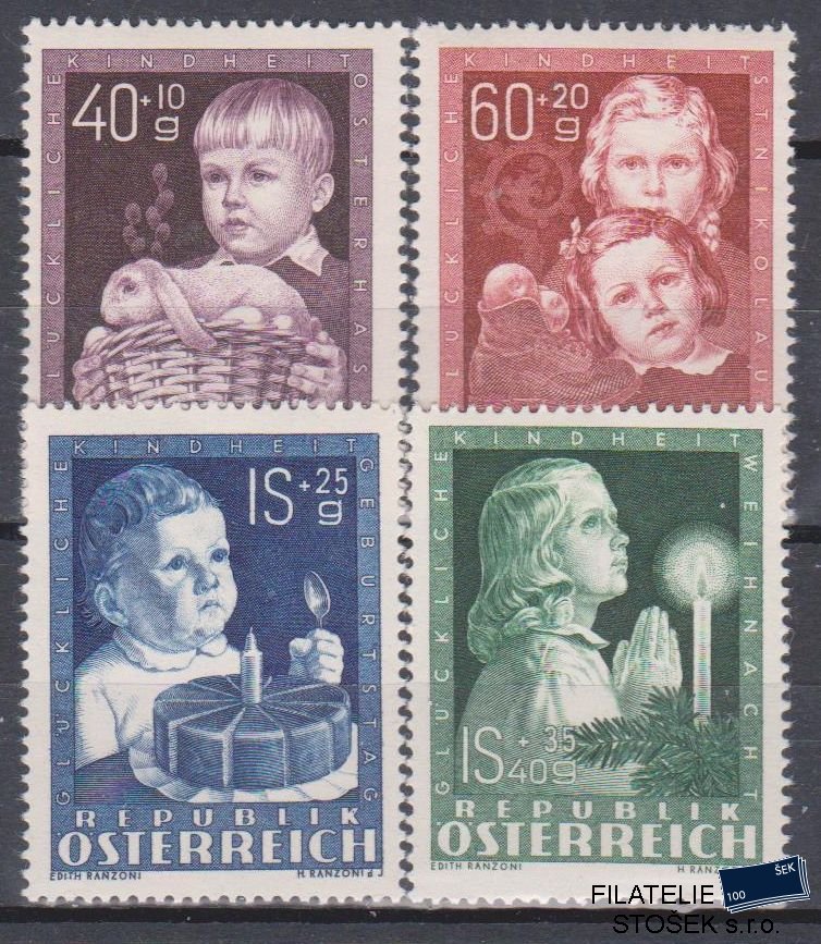 Rakousko známky Mi 929-32