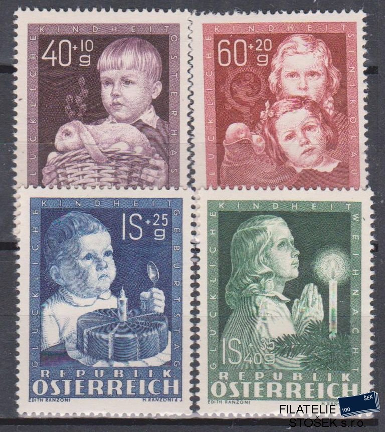 Rakousko známky Mi 929-32